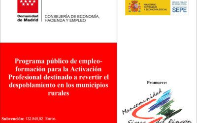 Programa de Empleo para Municipios Rurales de la Comunidad de Madrid 2023